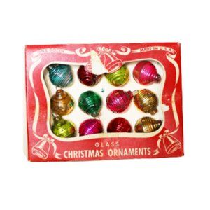 Vintage American Made Christmas Ornaments